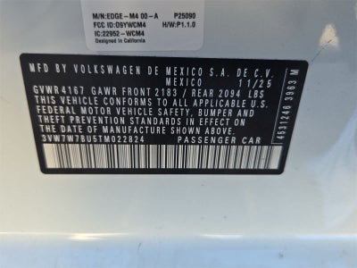 2026 Volkswagen Jetta 1.5T SE