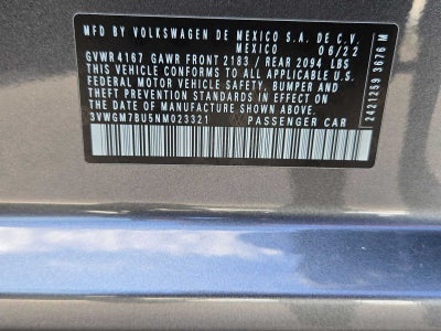 2022 Volkswagen Jetta SEL