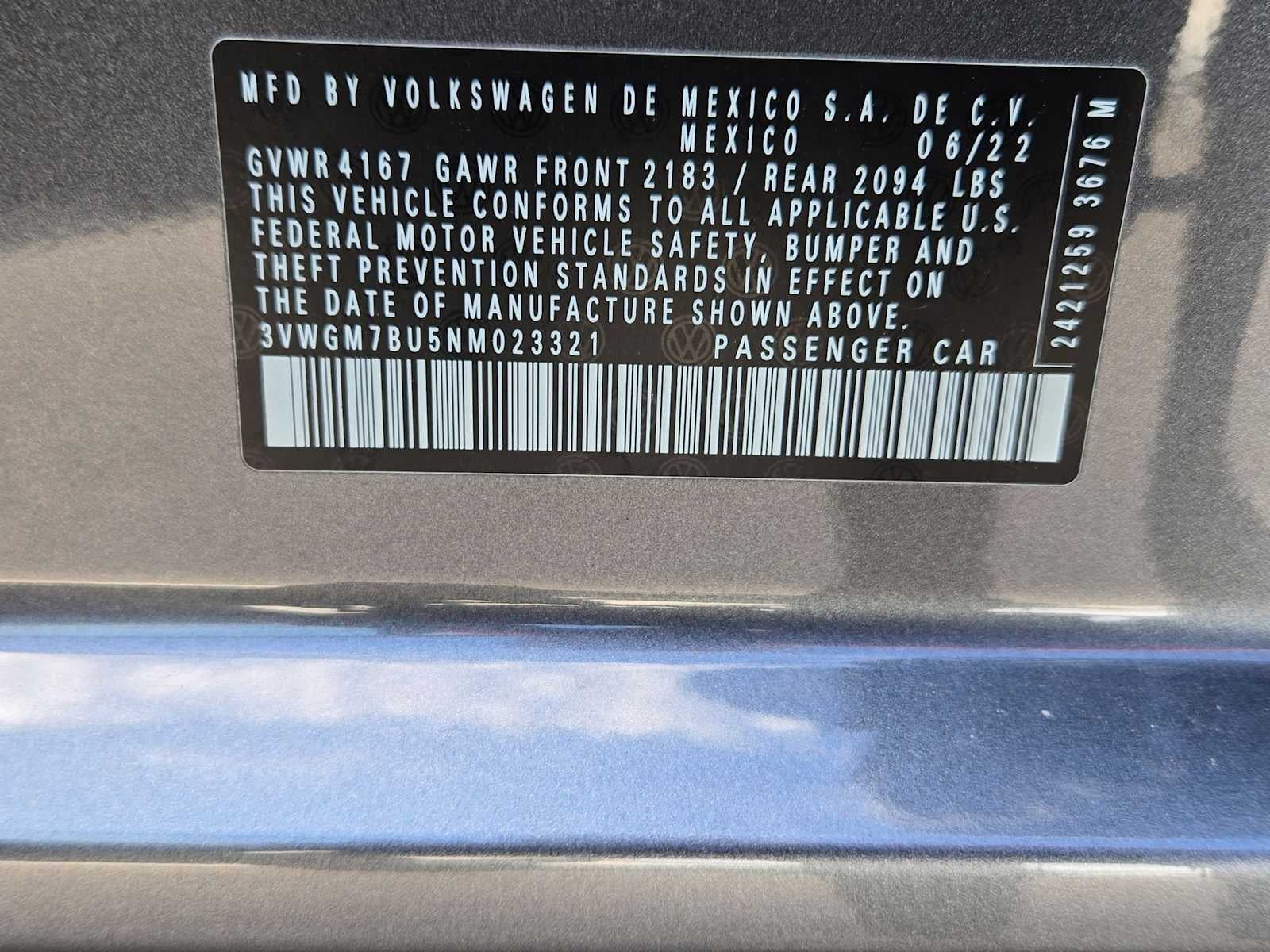 2022 Volkswagen Jetta SEL