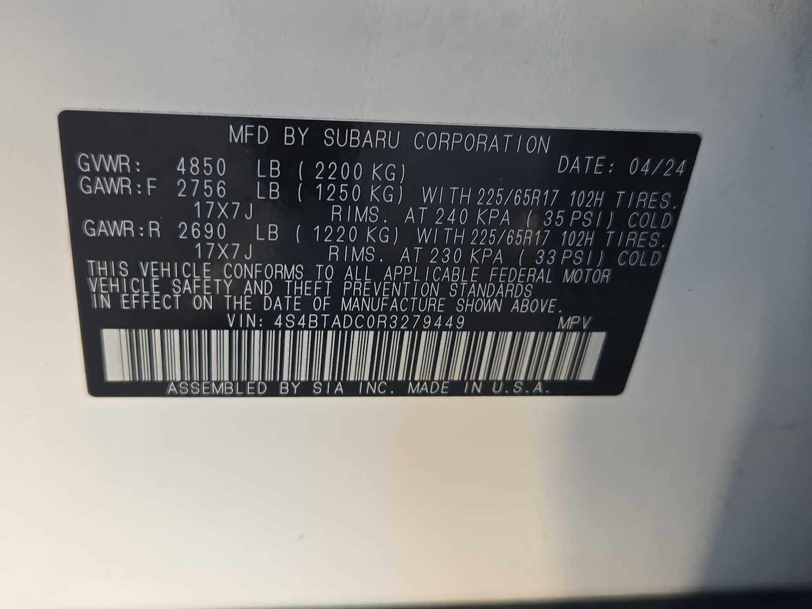 2024 Subaru Outback Premium