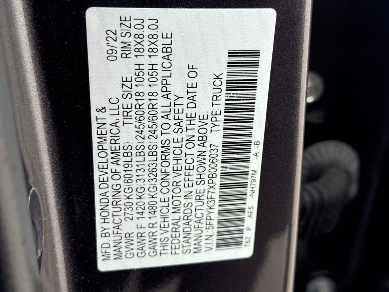 2023 Honda Ridgeline RTL-E
