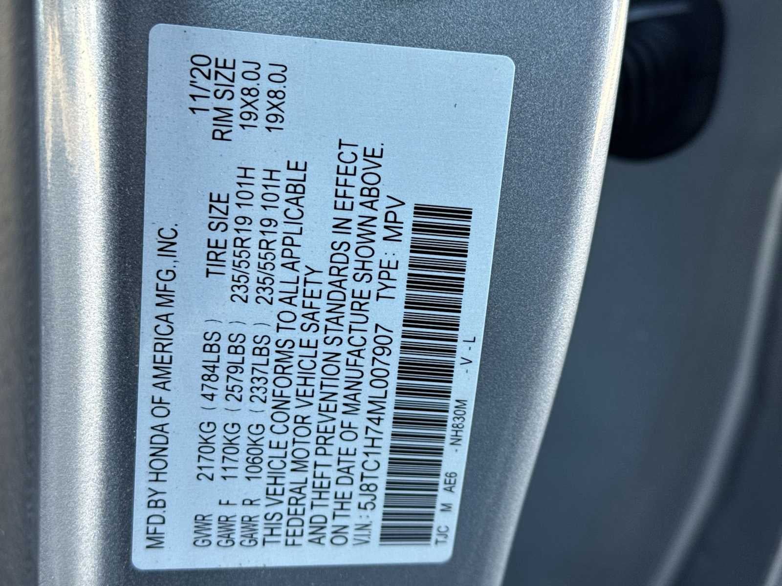 2021 Acura RDX w/Advance Package