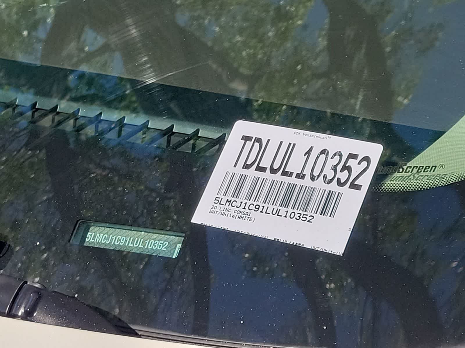 2020 Lincoln Corsair Standard