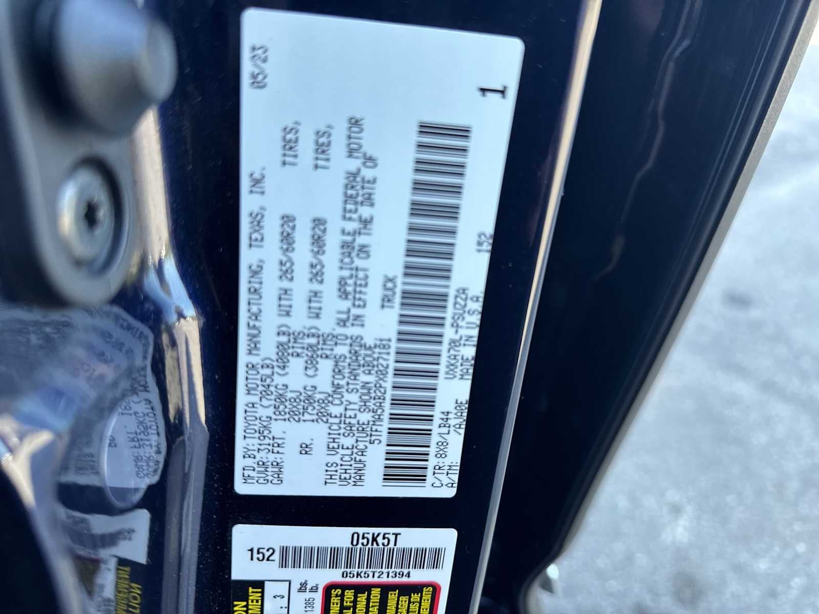 2023 Toyota Tundra 1794 Edition