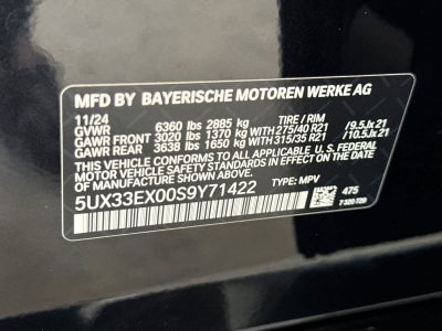 2025 BMW X6 xDrive40i xDrive40i