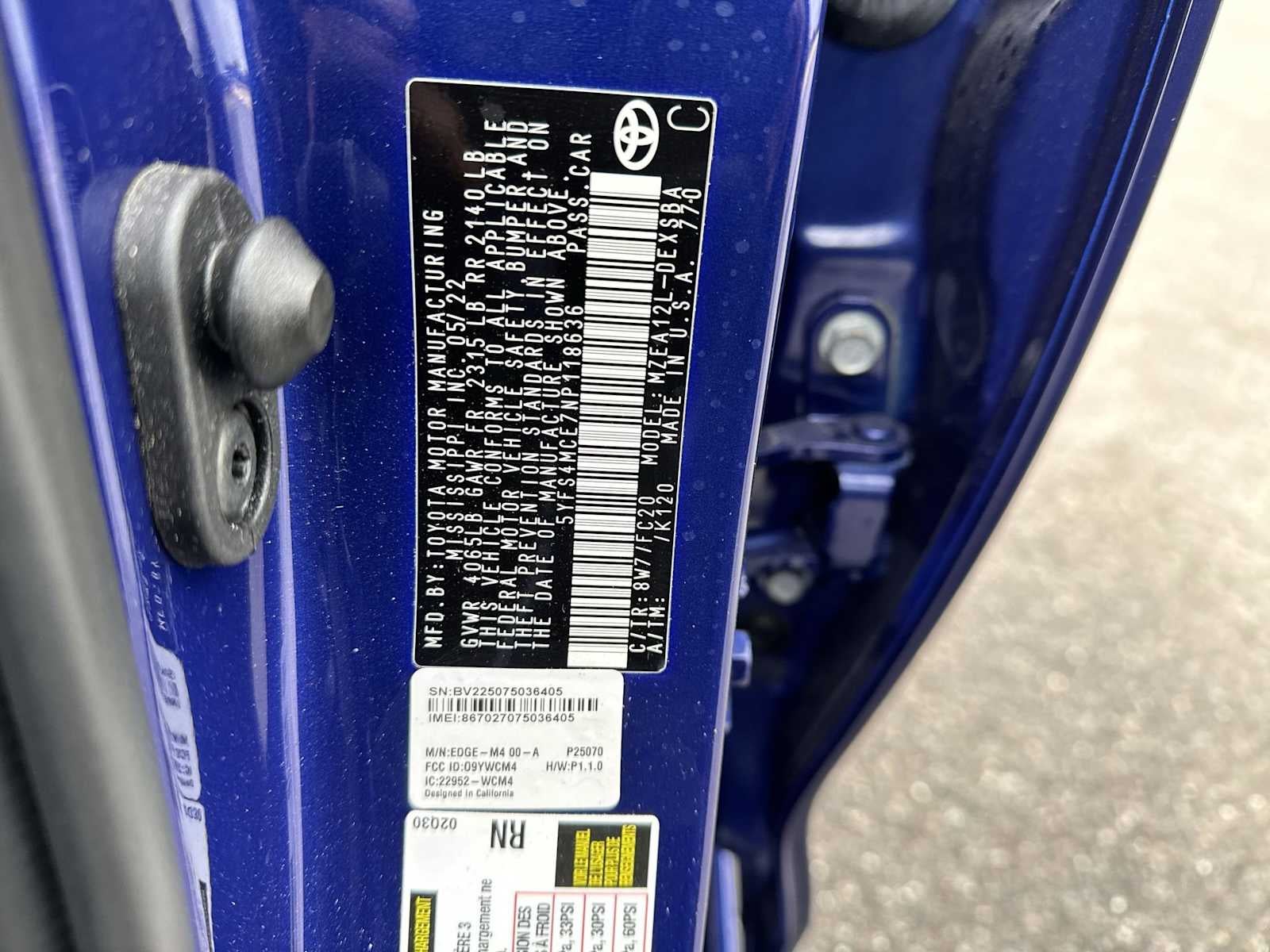 2022 Toyota Corolla SE