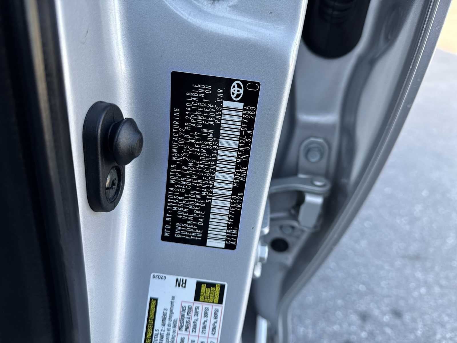 2022 Toyota Corolla SE