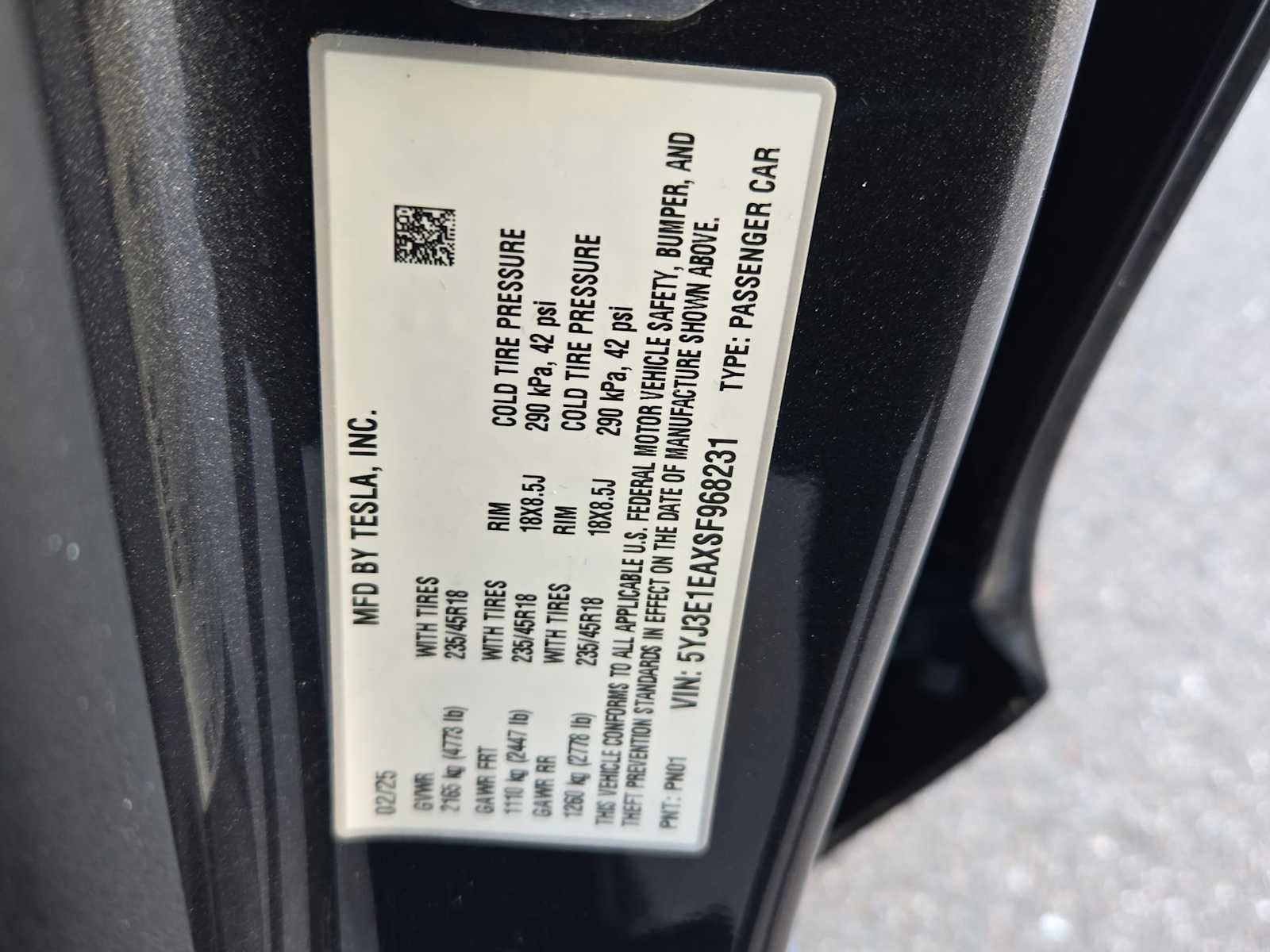 2025 Tesla Model 3 Base