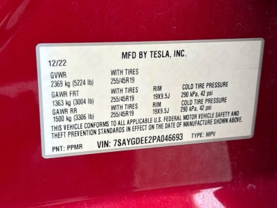 2023 Tesla Model Y Long Range