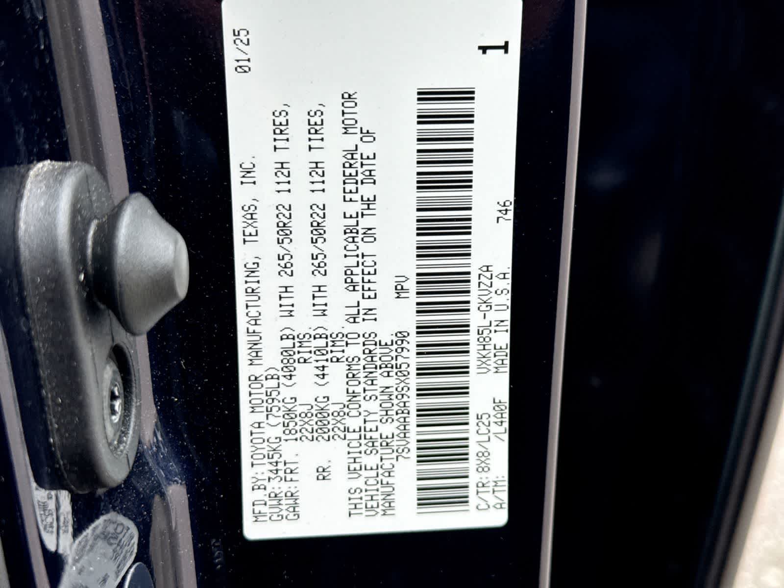 2025 Toyota Sequoia Capstone