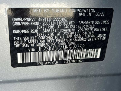 2021 Subaru Forester Limited