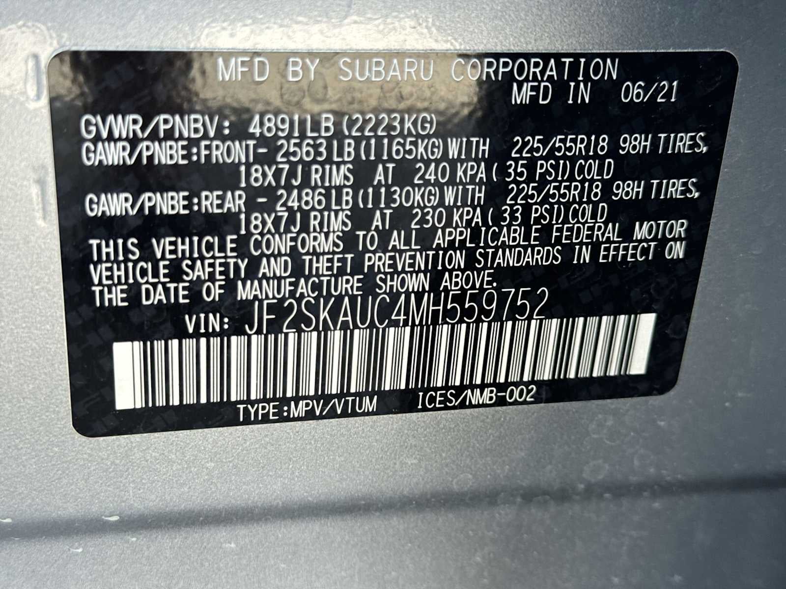 2021 Subaru Forester Limited