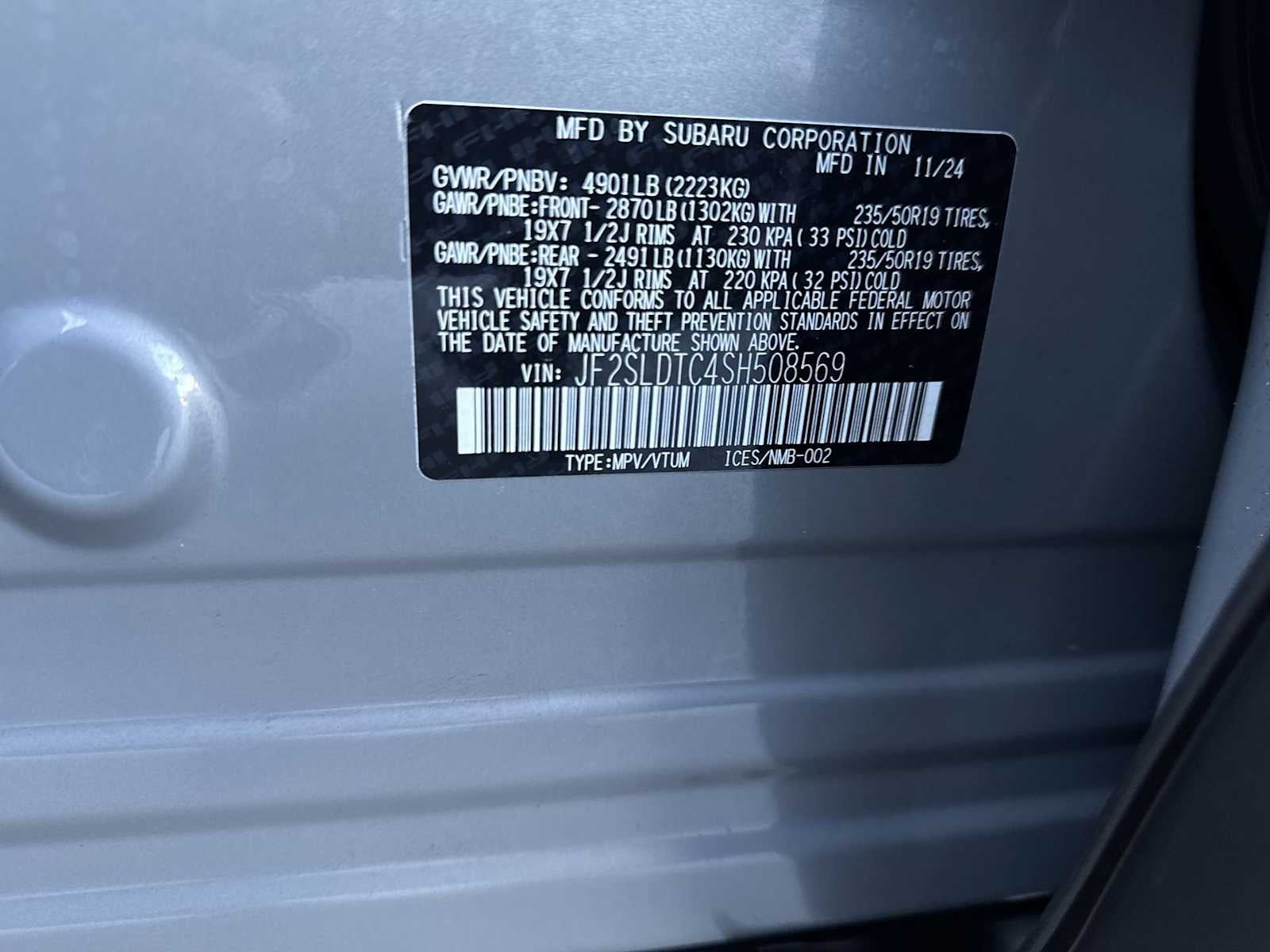 2025 Subaru Forester Touring