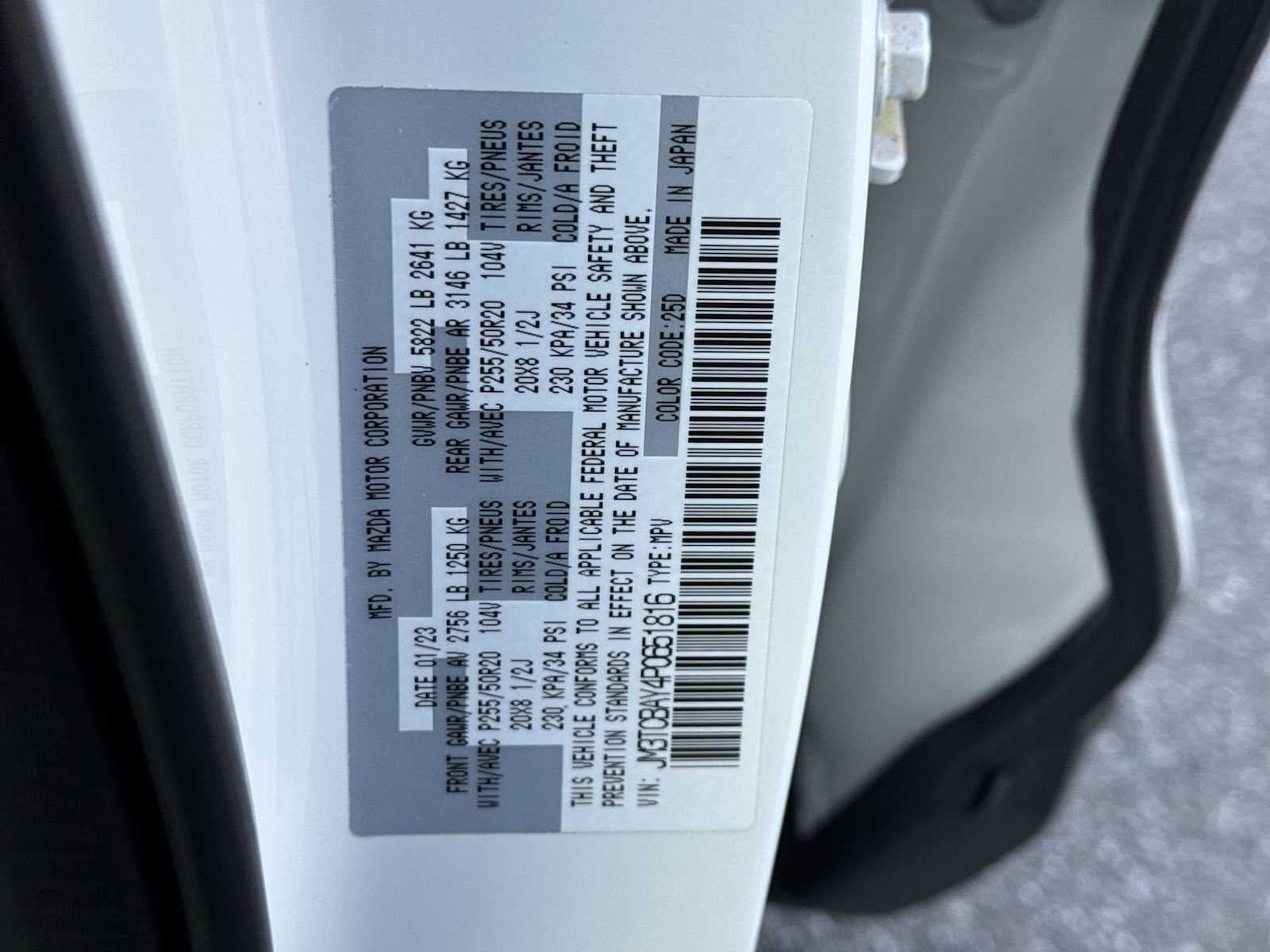 2023 Mazda Mazda CX-9 Touring Plus