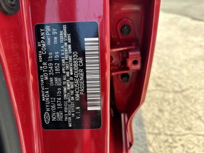 2013 Hyundai Accent 5-Door SE