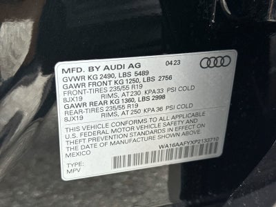 2023 Audi Q5 Sportback S line Prestige
