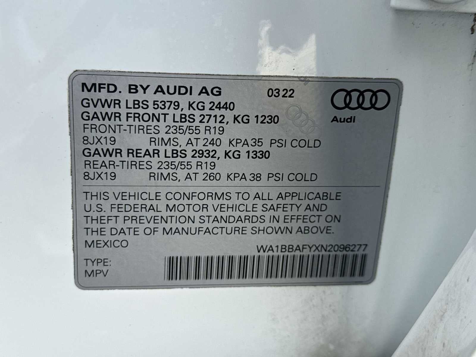 2022 Audi Q5 Premium Plus