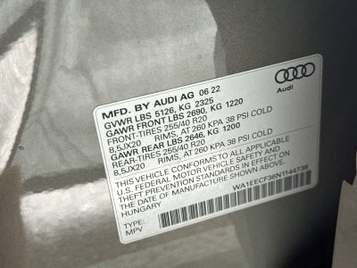 2022 Audi Q3 S line Premium Plus