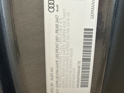 2021 Audi A5 Coupe S line Premium