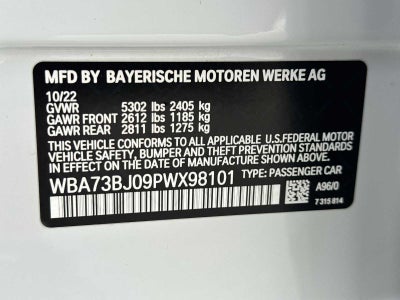 2023 BMW 5 Series 540i xDrive