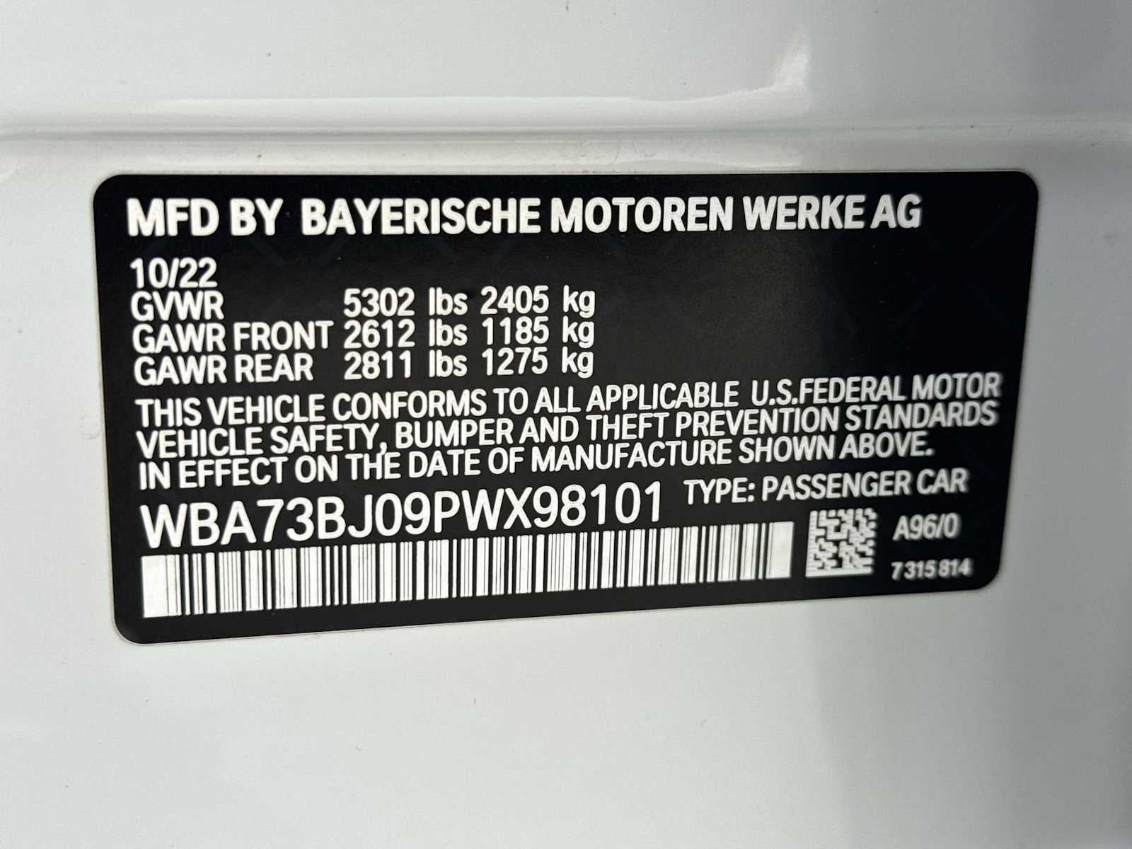 2023 BMW 5 Series 540i xDrive