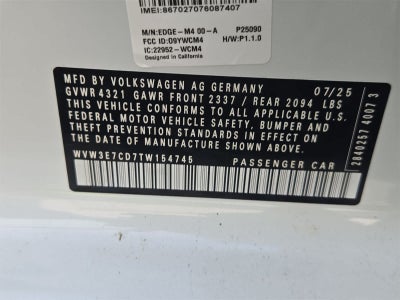 2026 Volkswagen Golf GTI SE