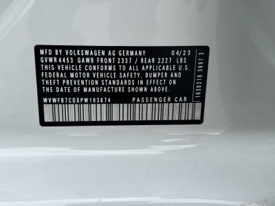 2023 Volkswagen Golf R 2.0T Manual