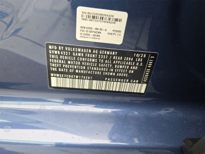 2026 Volkswagen Golf GTI SE