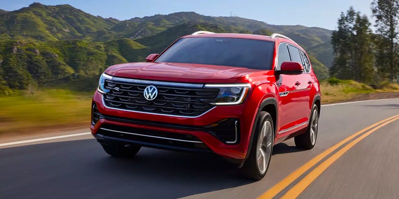 Red Volkswagen Atlas