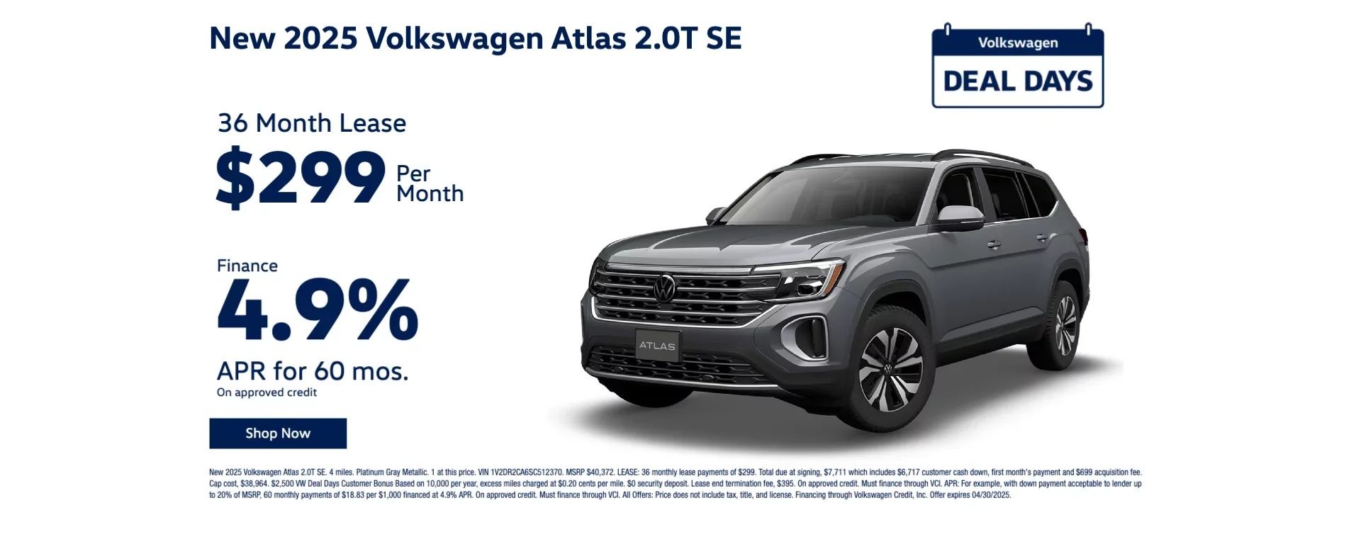 2026 Volkswagen Atlas in New Port Richey FL