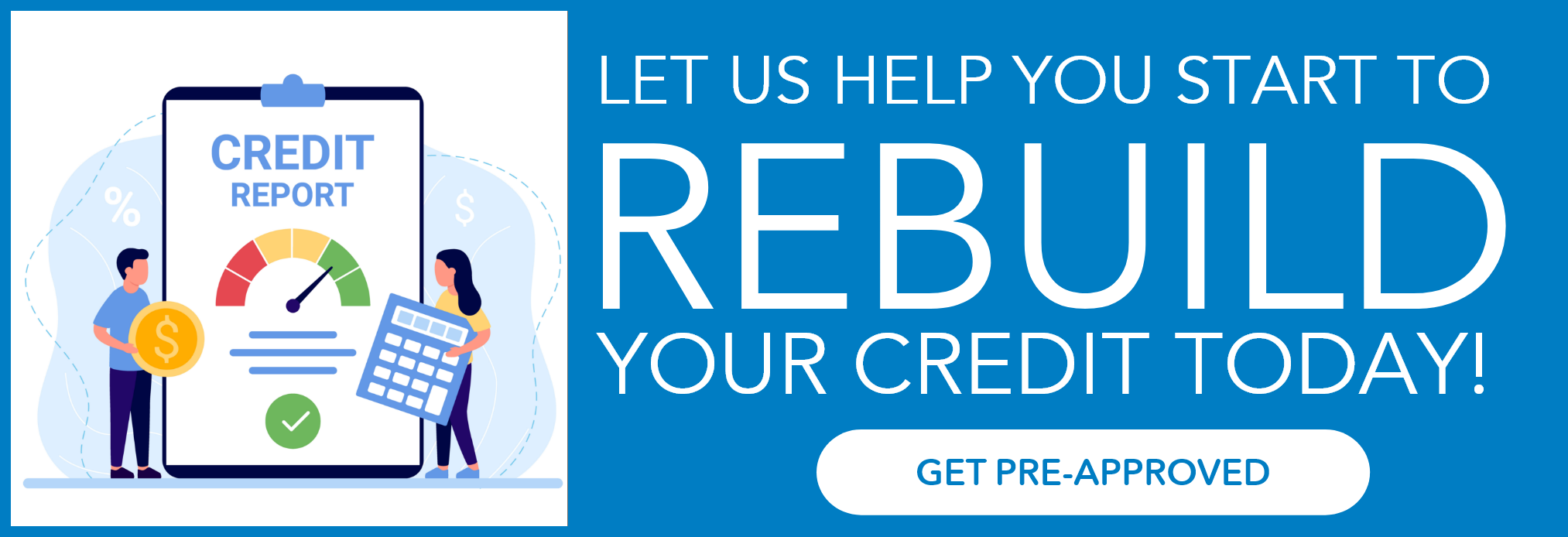 Rebuild your credit