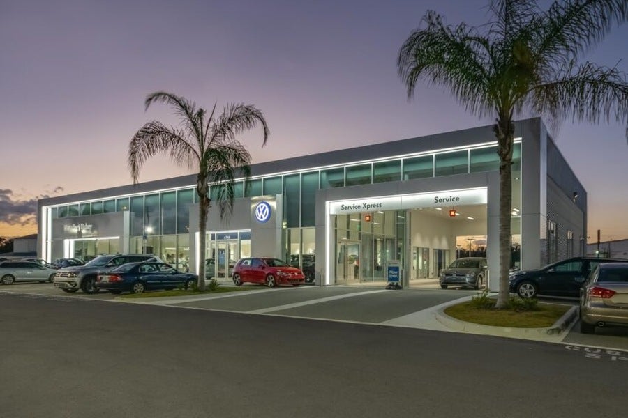 Exterior of Volkswagen of New Port Richey Volkswagen dealership