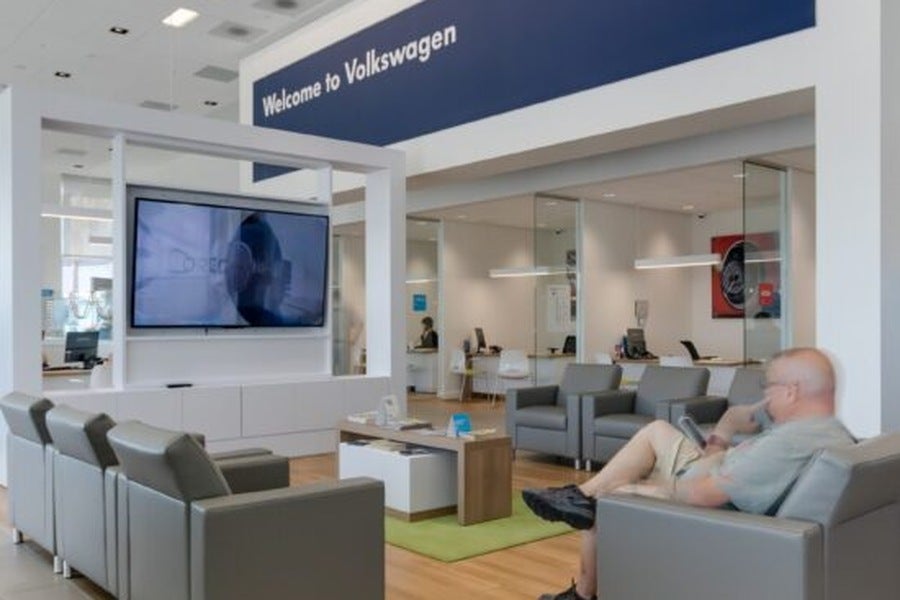 Interior of Volkswagen of New Port Richey Volkswagen dealership